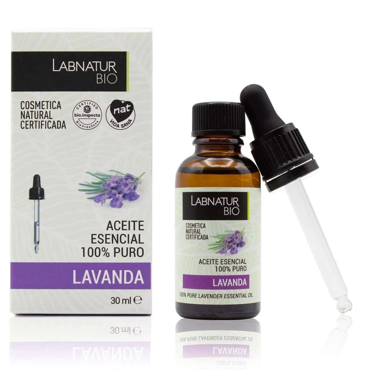 100% Pure Lavendel Essentiële Olie 30ml Labnatur Bio Cosmetica Labnatur Nederland