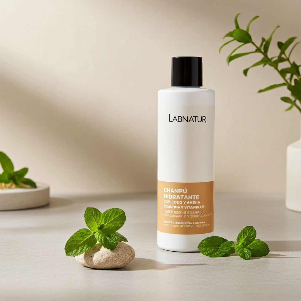 Natuurlijke Shampoo met Kokos, Havermout & Keratine 250 ml – Herstellend & Hydraterend | Labnatur