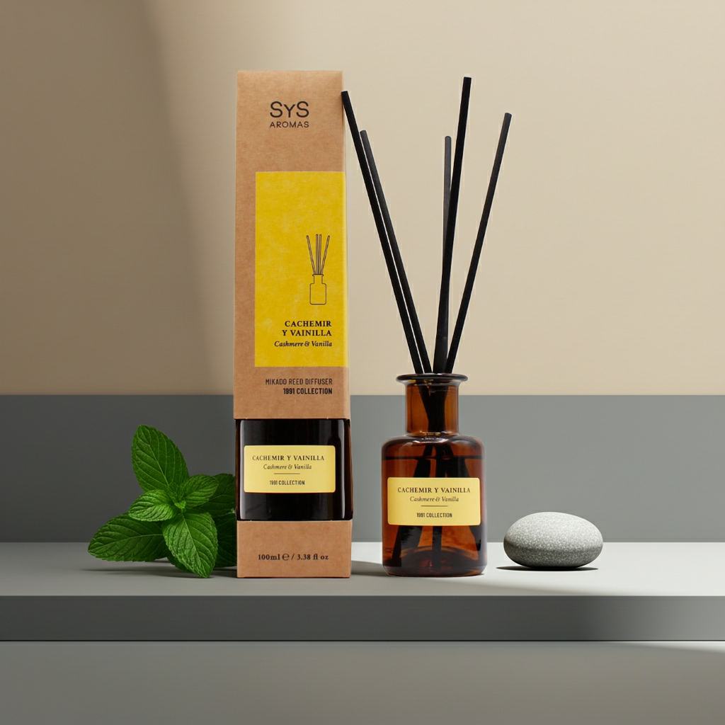 Mikado Cashmere & Vanille 100 ml – Warme Zoete Huisgeur