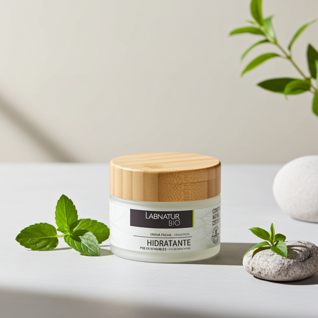 Hydraterende gezicht crème voor de gevoelige huid 50ml van Labnatur Bio Cosmetica