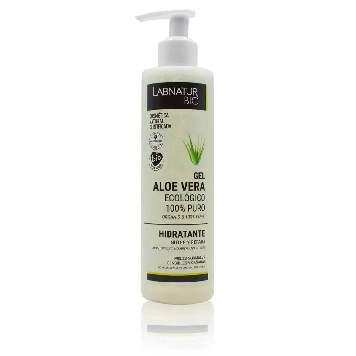 Aloë Vera Gel BIO 250ml Labnatur – Biologische Huidgel voor Dagelijkse Verzorging