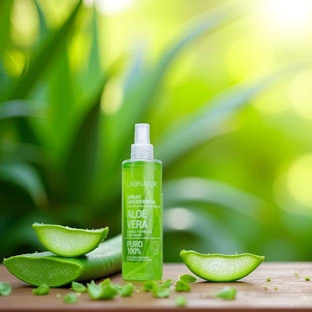 Pure Aloë Vera Spray 250ml Labnatur – 100% Natuurlijk, Vegan & Direct Verkoelend
