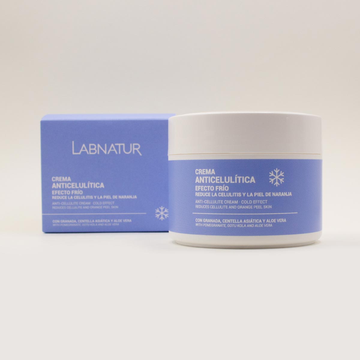 Anti-cellulitis Crème Cold | Verstrakt en Remodelleert het Lichaamscontour | Vermindert Cellulitis en Sinaasappelhuid | Hydraterend + Verstevigend. 300 ml Labnatur Nederland