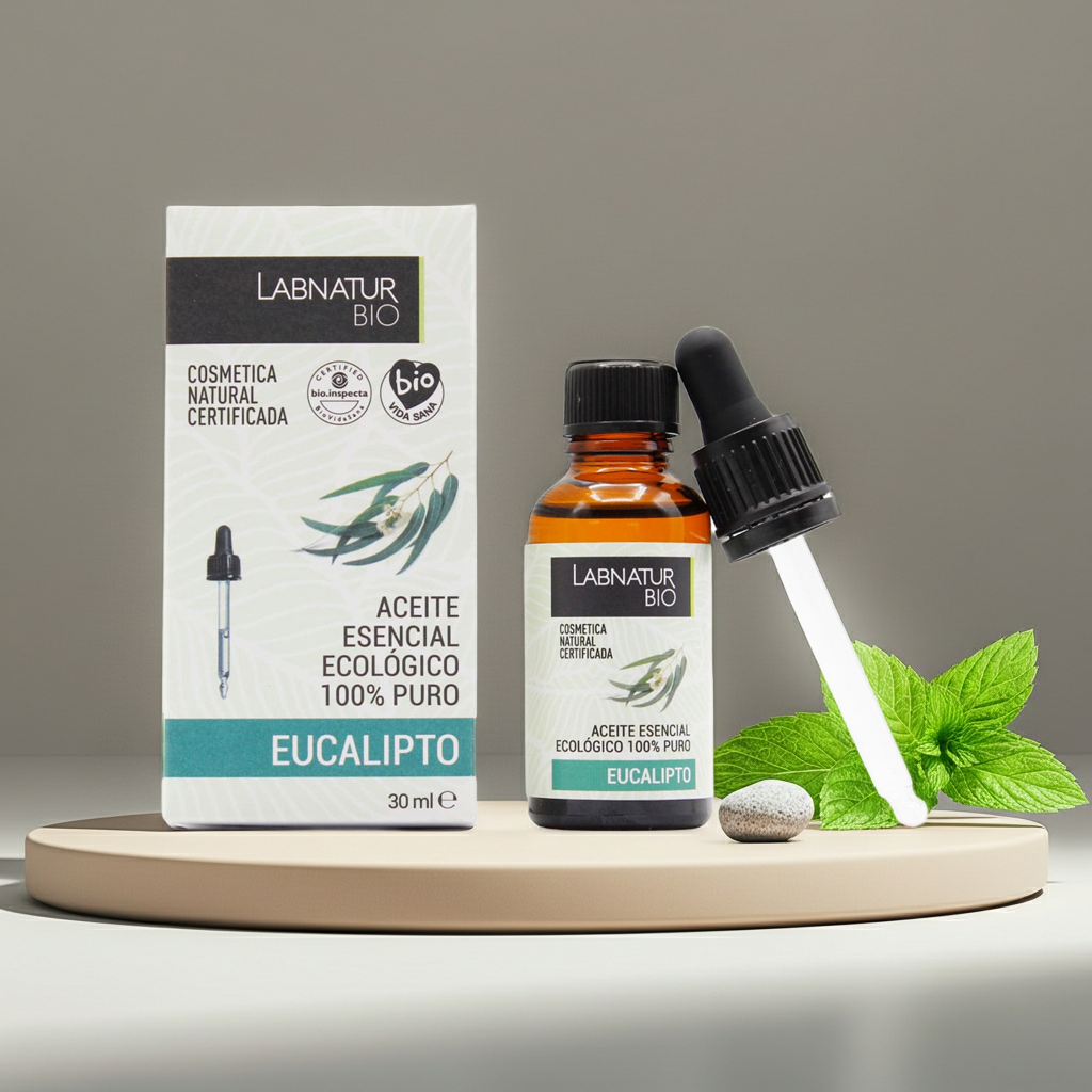 Biologische Eucalyptus Essentiële Olie 30 ml – 100% Puur, Natuurlijk & Verfrissend | Labnatur
