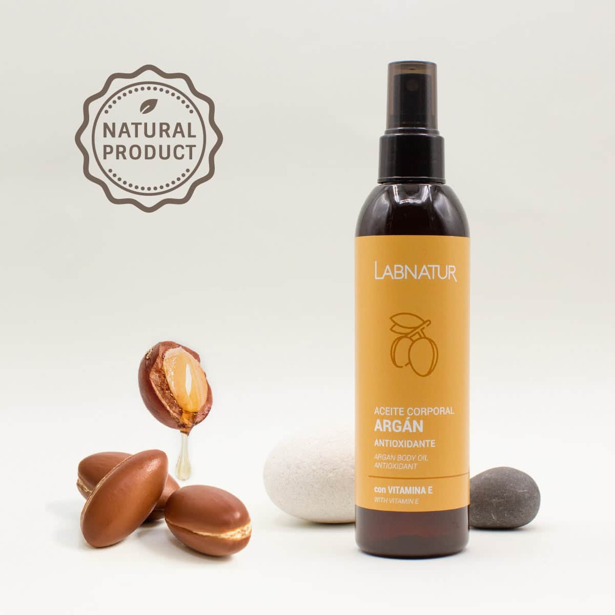 Bodyolie Argan 200ml Labnatur Labnatur Nederland