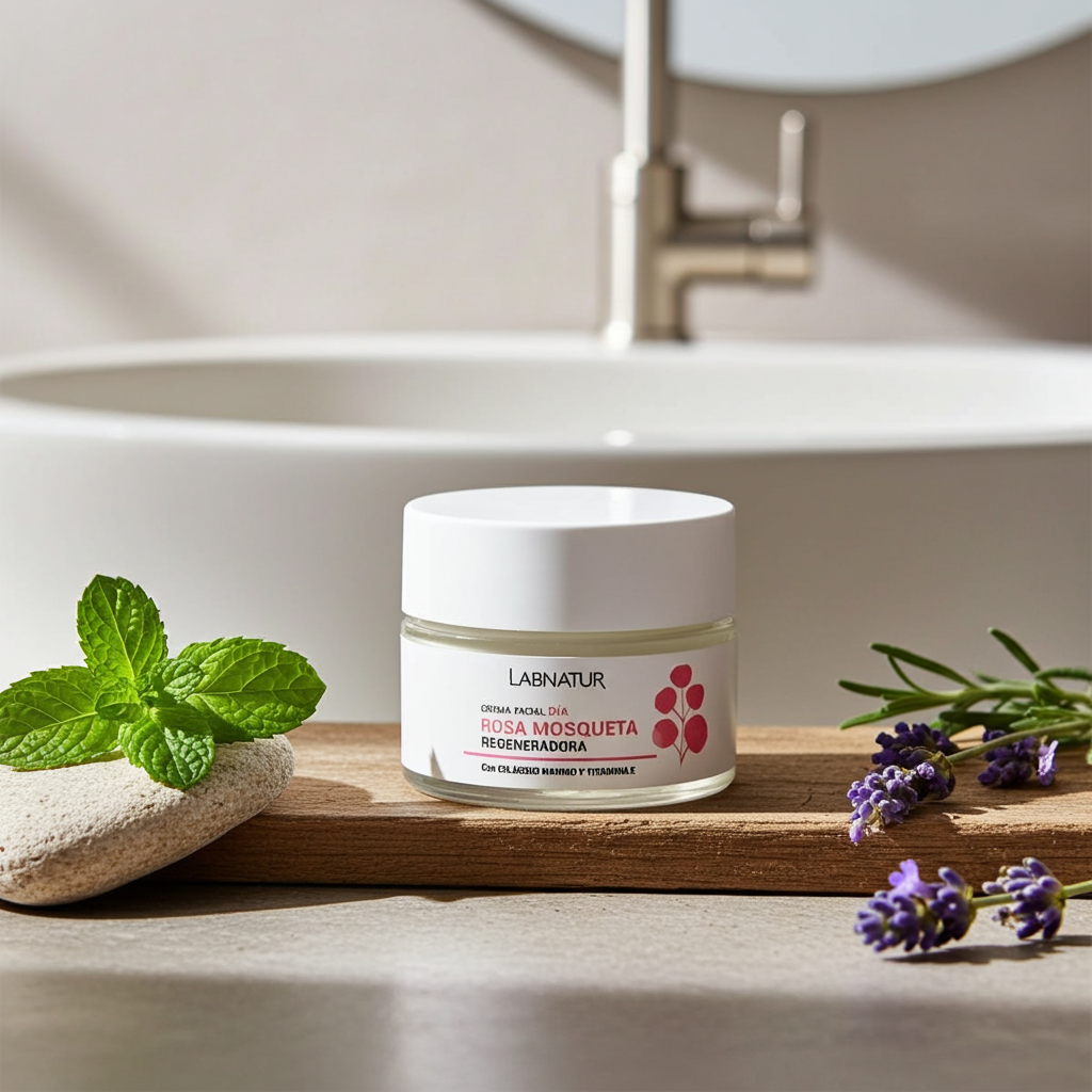 Rozenbottel Gezichtscrème 50 ml – Natuurlijke Anti-Aging & Hydratatie – Labnatur