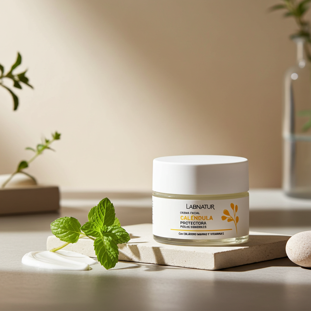 Natuurlijke Calendula Gezichtscrème 50 ml – Kalmerend & Hydraterend – Labnatur