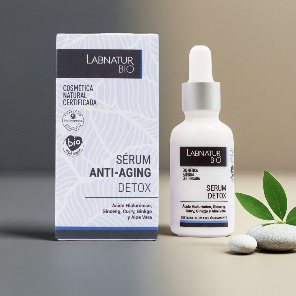 Anti-Aging Detox Gezichtsserum 30 ml – Hydraterend & Ontgiftend – Labnatur