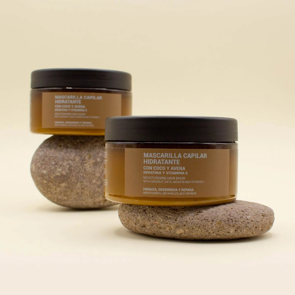Haarmasker Kokos, Havermout en Keratine 250ml Labnatur Labnatur Nederland