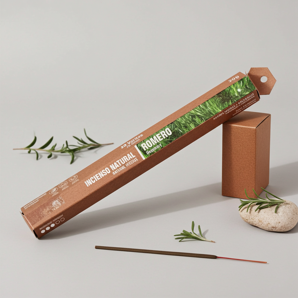 Natuurlijke Wierook Rozemarijn – Verfrissende Bloemige Geur voor Focus & Rust | 20 Stokjes