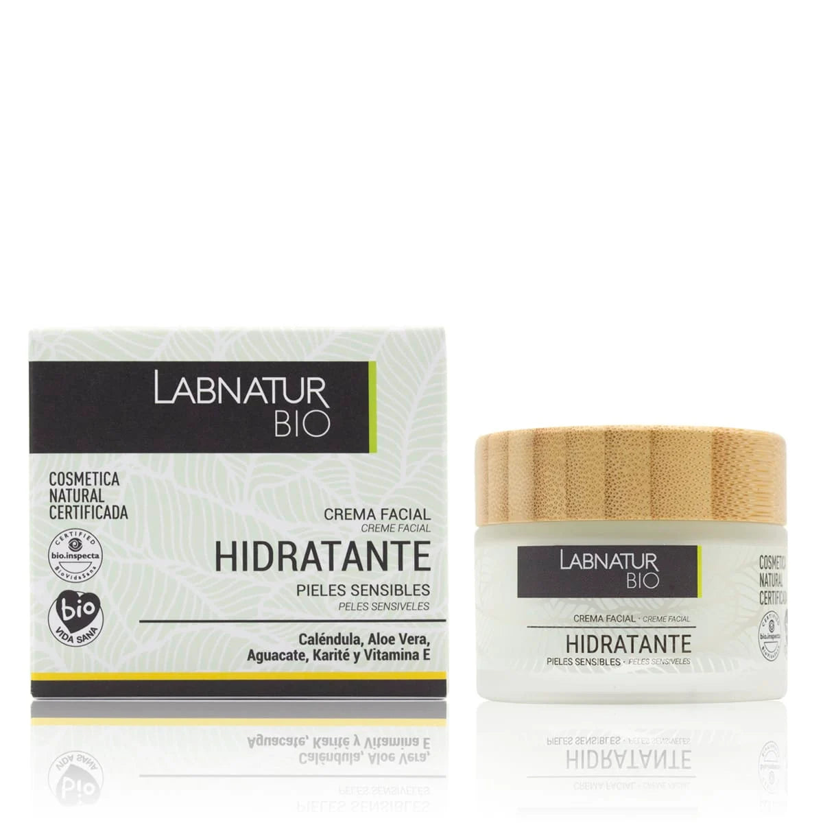 Hydraterende gezicht crème voor de gevoelige huid 50ml van Labnatur Bio Cosmetica Labnatur Nederland