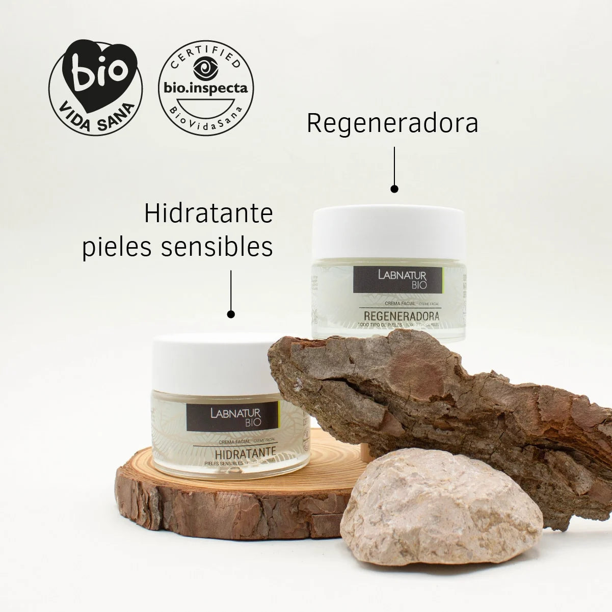 Hydraterende gezicht crème voor de gevoelige huid 50ml van Labnatur Bio Cosmetica Labnatur Nederland
