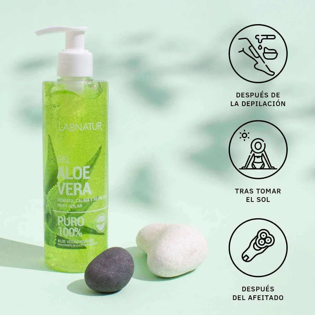 1+1 gratis | Puro 100% Aloë Vera Gel - 250ml