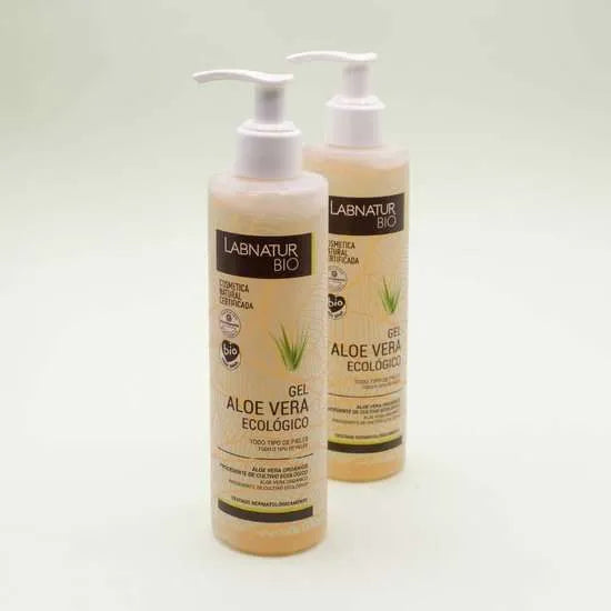 Aloë Vera-gel, 100% natuurlijk, biologisch geteeld, hydraterend gezicht, lichaam, haar, kalmerend na ontharing, anti-bruine vlekken, regenererende huid, 250 ml Labnatur Nederland