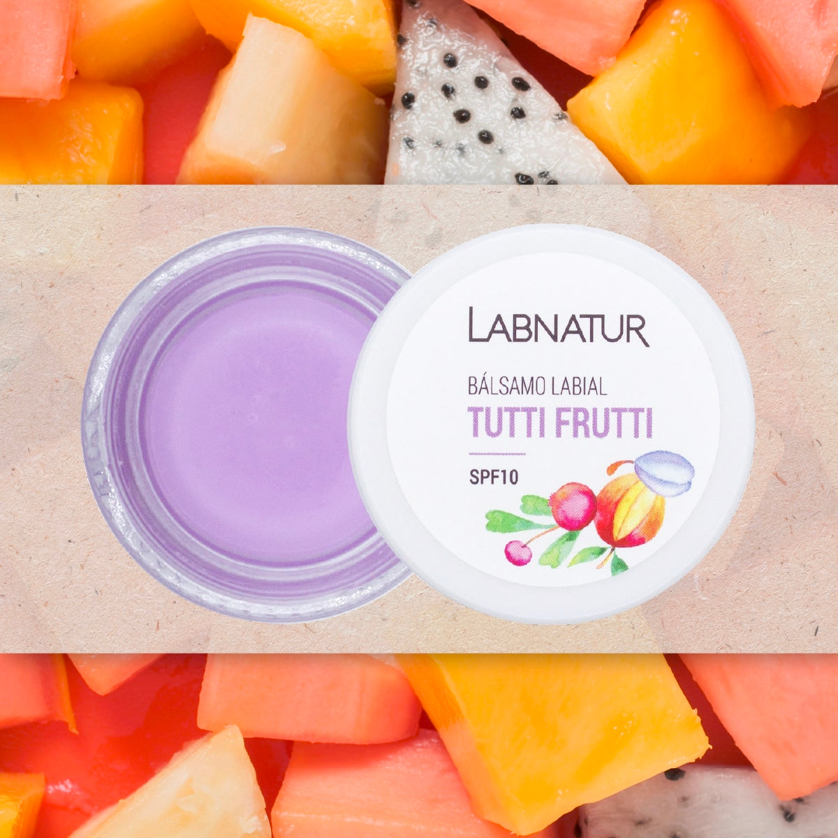 Lippenbalsem Tutti Frutti 15ml Labnatur Labnatur Nederland