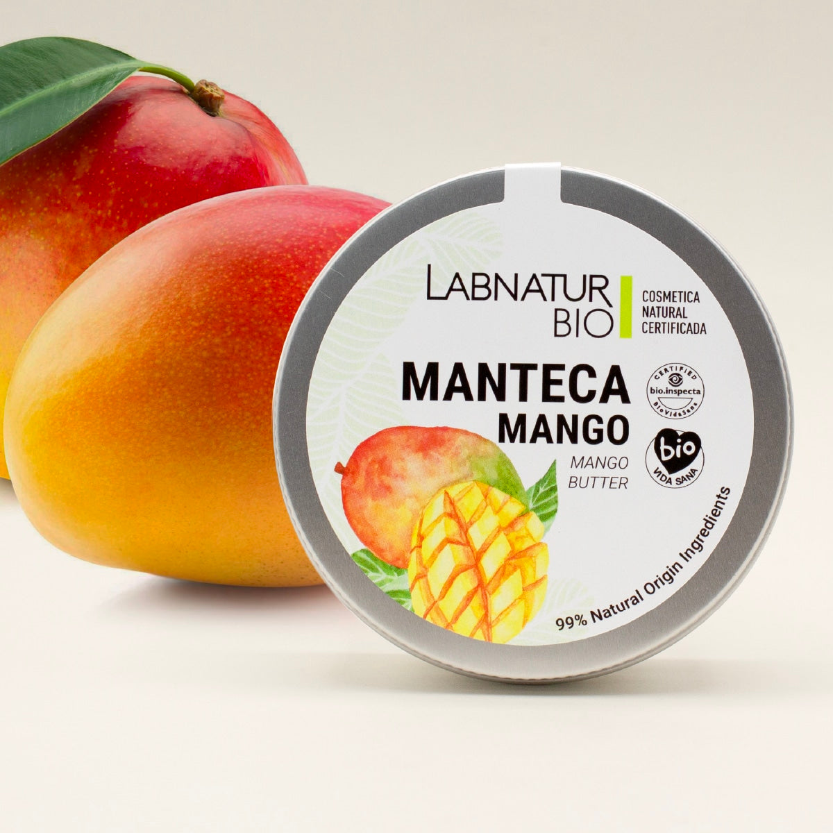 Biologische Mango Boter voor normale tot droge huid 230 ml - Labnatur Nederland