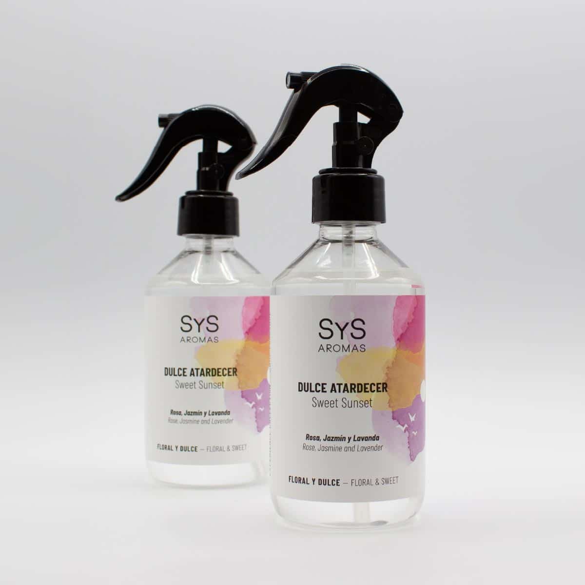 SYS Luxe Huisparfum Sweet Sunset - Roos, Jasmijn & Kersenbloesem - Kamerspray 300ml 3