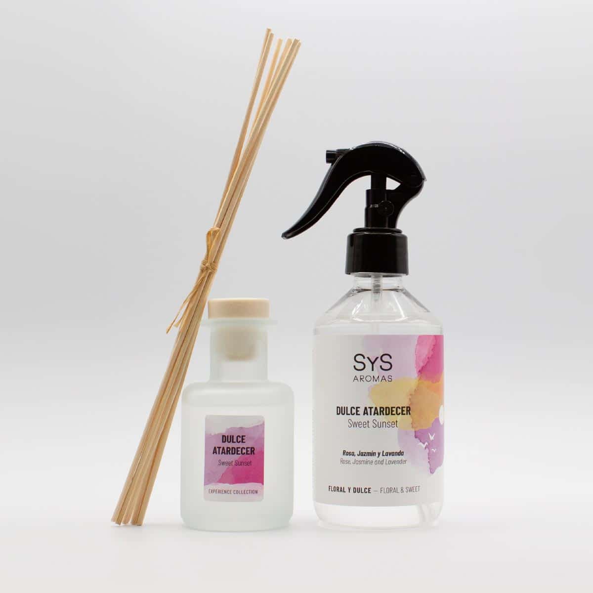 SYS Luxe Huisparfum Sweet Sunset - Roos, Jasmijn & Kersenbloesem - Kamerspray 300ml 5