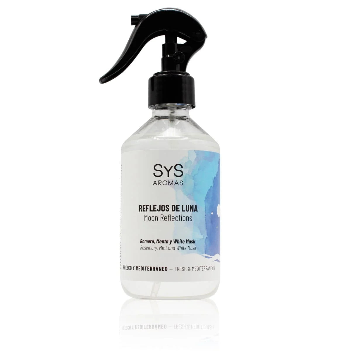 SYS Luxe Mystieke huisparfum Moon Reflections Rozemarijn Munt Kamerspray 300ml
