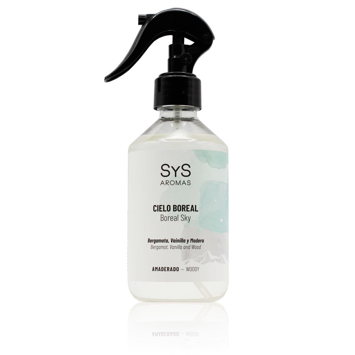 SYS Luxe huisparfum Boreal Sky - Bergamot & Vanille - Kamerspray 300ml