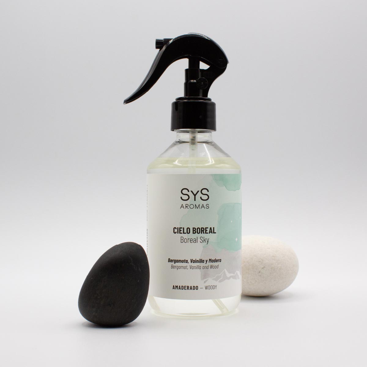 SYS Luxe huisparfum Boreal Sky - Bergamot & Vanille - Kamerspray 300ml 2