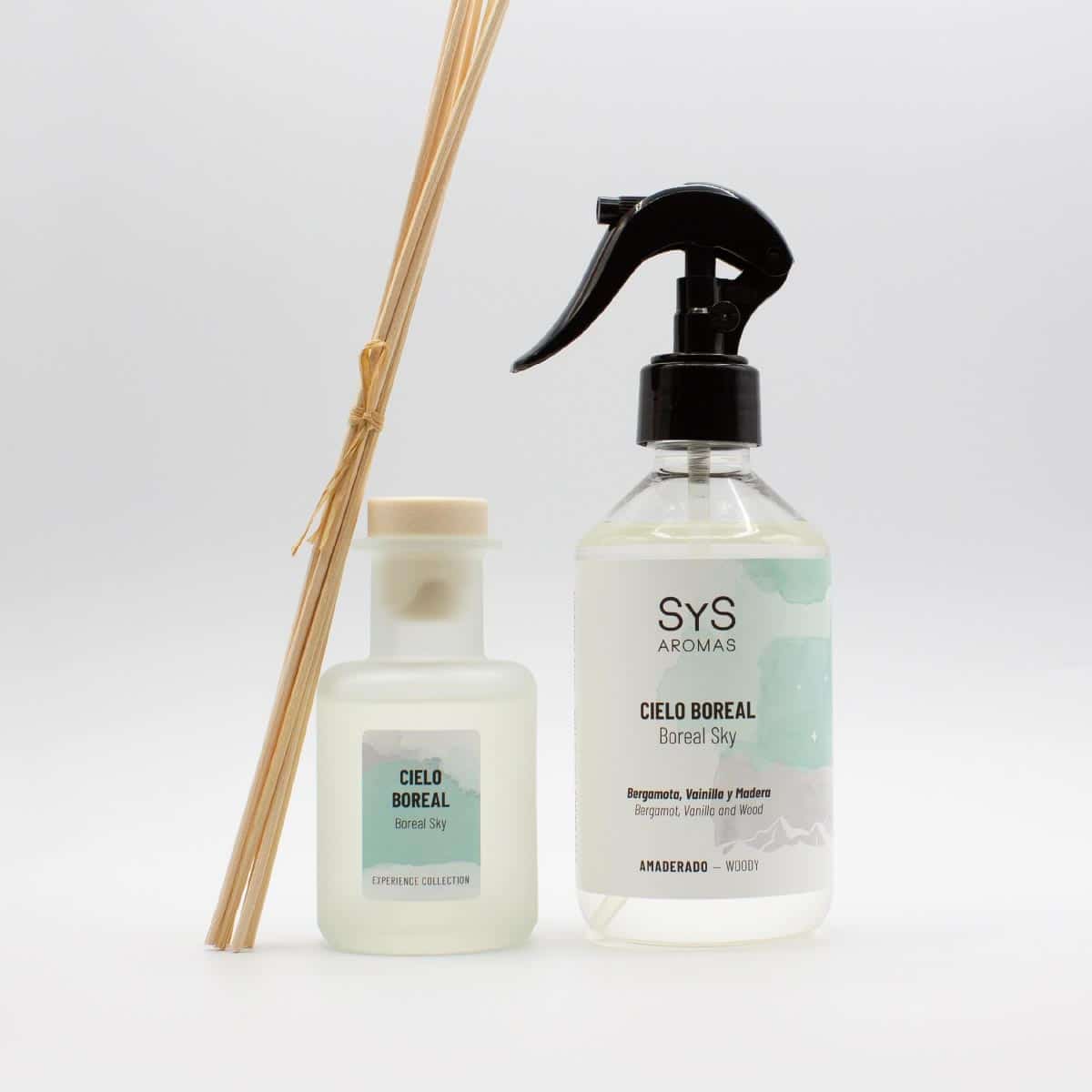 SYS Luxe huisparfum Boreal Sky - Bergamot & Vanille - Kamerspray 300ml 5