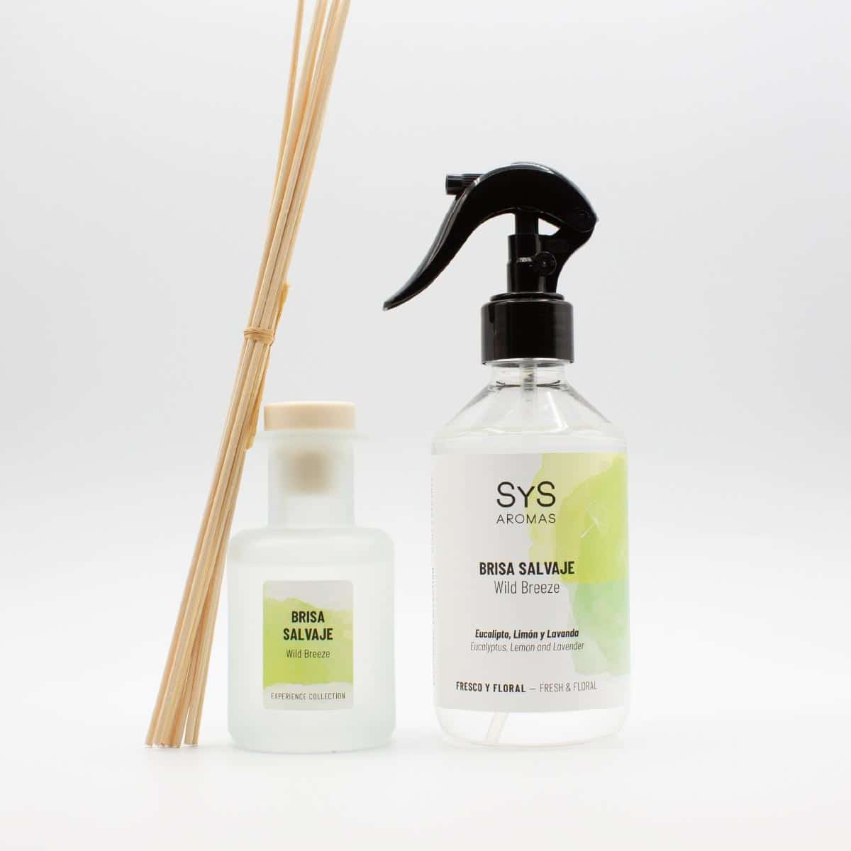 SYS Luxe huisparfum Wild Breeze - Eucalyptus, Citroen & Lavendel - Kamerspray 300ml 5