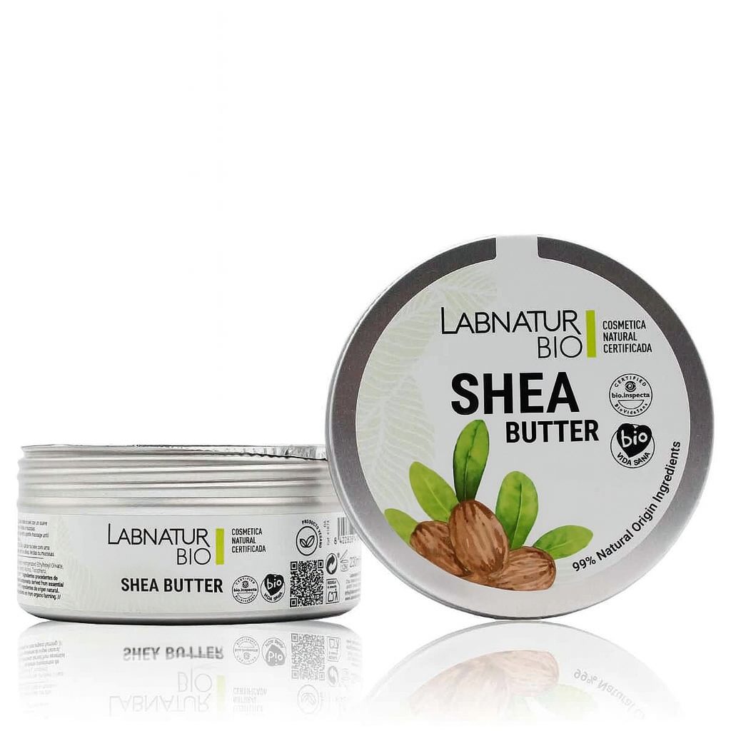 Shea Butter Formule Raw African Bio Shea Butter Balm, Nourishing Body Moisturizer voor Ruwe, Droge Huid, 230 ml Labnatur Nederland
