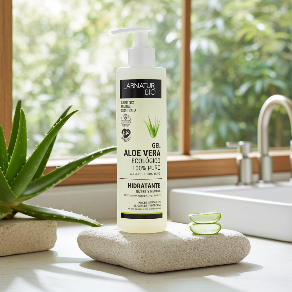 Labnatur Biologische Aloë Vera Gel – 100% Puur Natuurlijk, Vegan & Zonder Parabenen