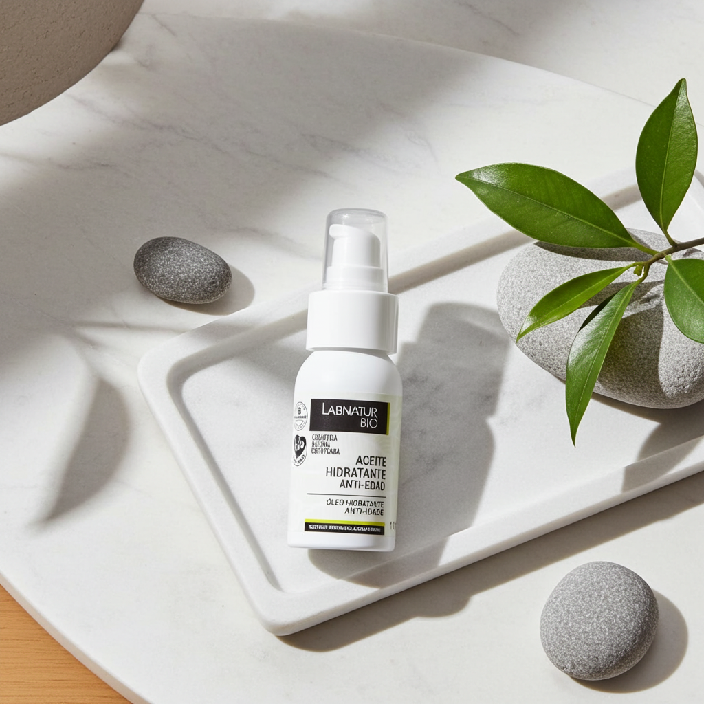 Biologische Gezichtsolie 50ml – Natuurlijk Anti-Aging & Hydraterend Serum – Labnatur Bio