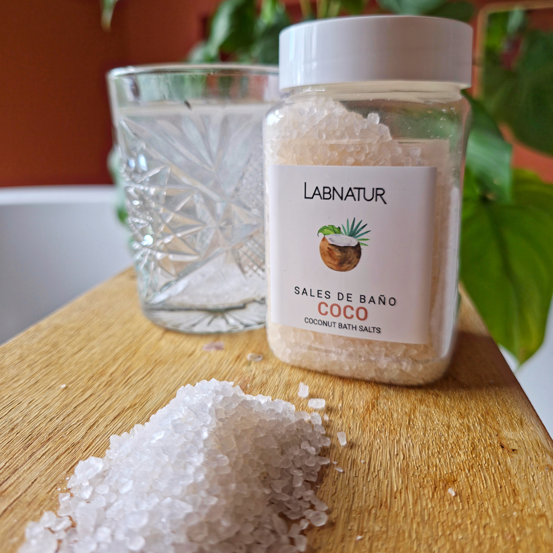 Badzout Kokos 400g – Natuurlijk & Vegan Tropisch Ontspanningsbadzout | Labnatur