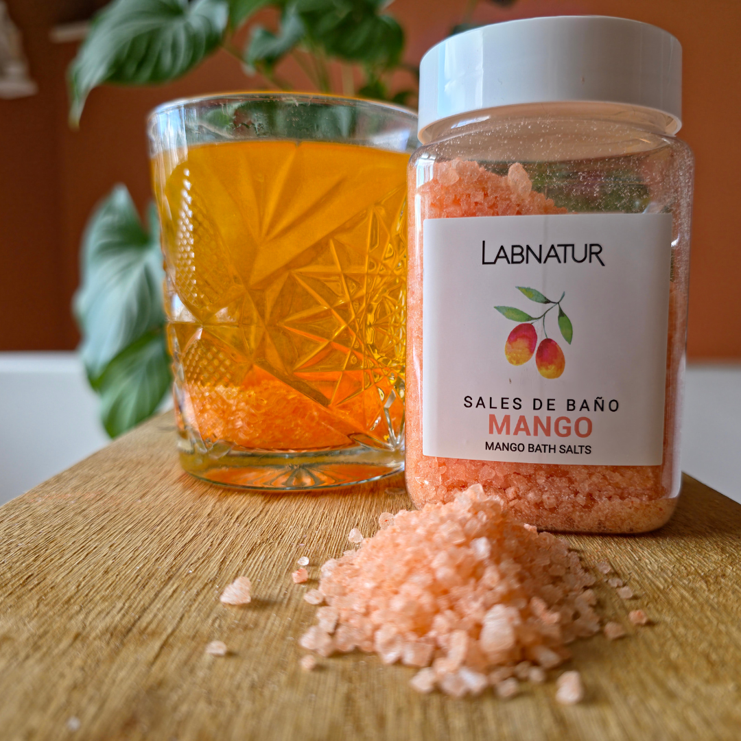 Badzout Mango 400g – Natuurlijk & Vegan Wellnessbadzout | Labnatur