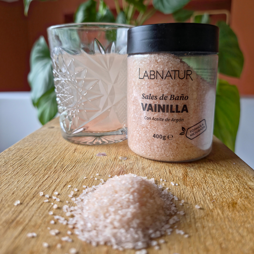 Labnatur Badzout Vanille 400g – Natuurlijk & Vegan Ontspanningsbadzout