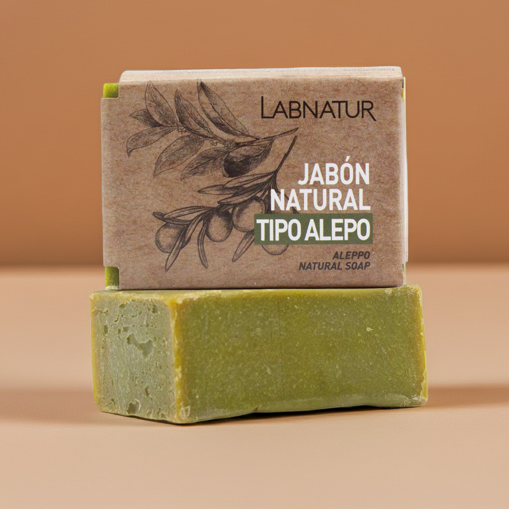 Labnatur Aleppo Natuurlijke Zeep 100 g – Voedend & Zuiverend voor Gevoelige of Vette Huid