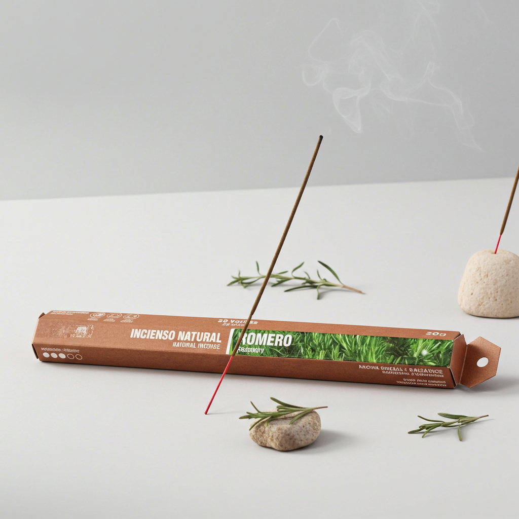 Natuurlijke Wierook Rozemarijn – Verfrissende Bloemige Geur voor Focus & Rust | 20 Stokjes
