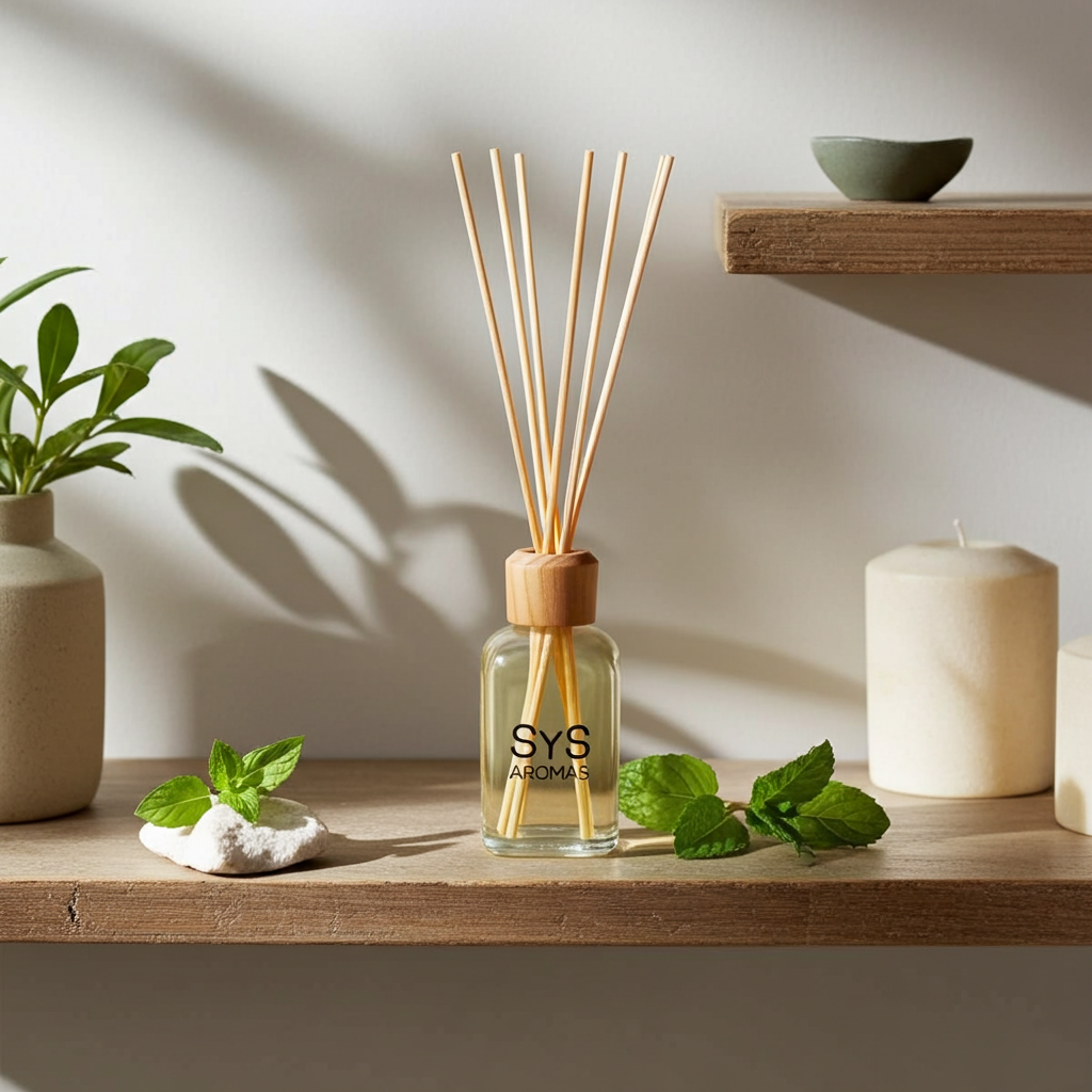 Geurstokjes Bamboe & Aloe Vera 200 ml – Natuurlijke Luchtverfrisser | SYS