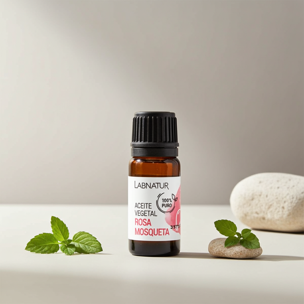 Plantaardige 100% Pure Rozenbottel Huidolie 10 ml – Natuurlijk & Vegan | Hydraterende Gezichts- & Huidolie | Labnatur