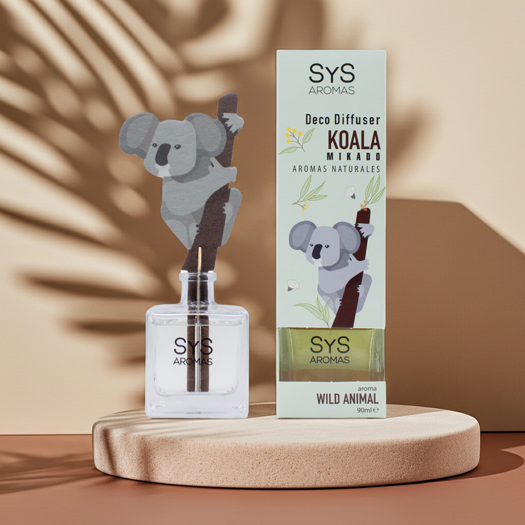 Geurdiffuser Koala 90 ml – Frisse Natuurlijke Huisgeur