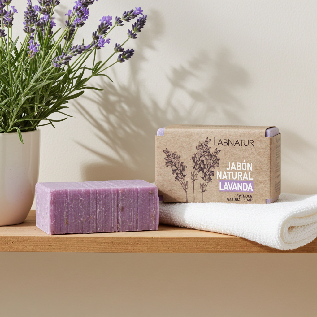 Labnatur Lavendel Natuurlijke Zeep 100 g – Ontspannend & Verzachtend voor de Huid