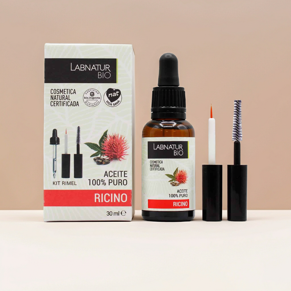 Biologische Ricinusolie 30 ml – Voor Haar, Wimpers & Wenkbrauwen