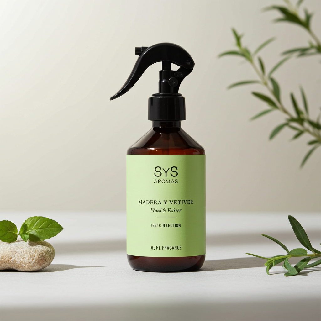 SYS Hout & Vetiver Roomspray – Natuurlijk Huisparfum 300ml