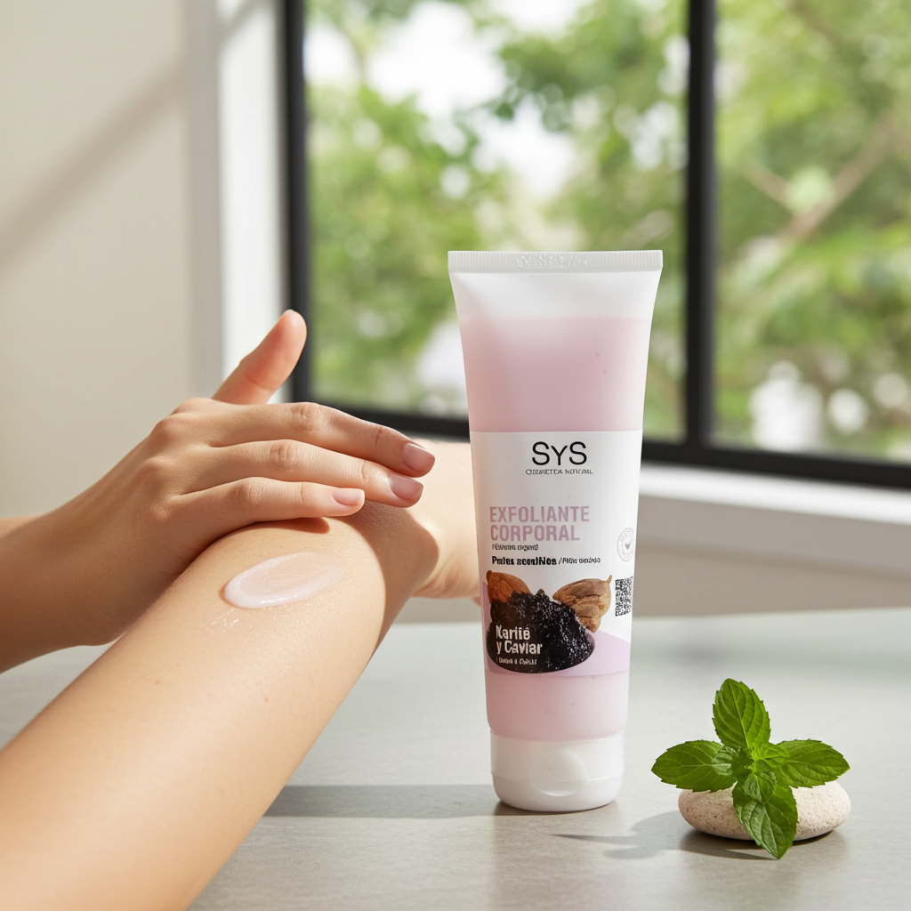 Bodyscrub Shea & Kaviaar 250 ml – Luxe Voedende Scrub voor Gevoelige Huid | Hydraterend & Verstevigend | Labnatur