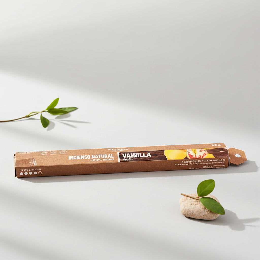 Natuurlijke Wierook Vanille – Warme Zoete Geur | Huisparfum SYS | 20 Stuks