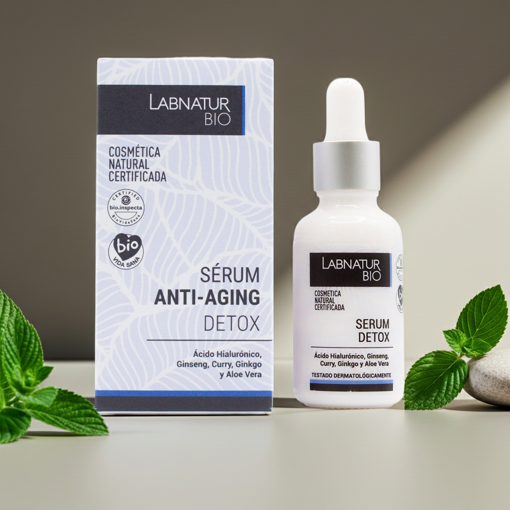 Anti-Aging Detox Gezichtsserum 30 ml – Hydraterend & Ontgiftend – Labnatur