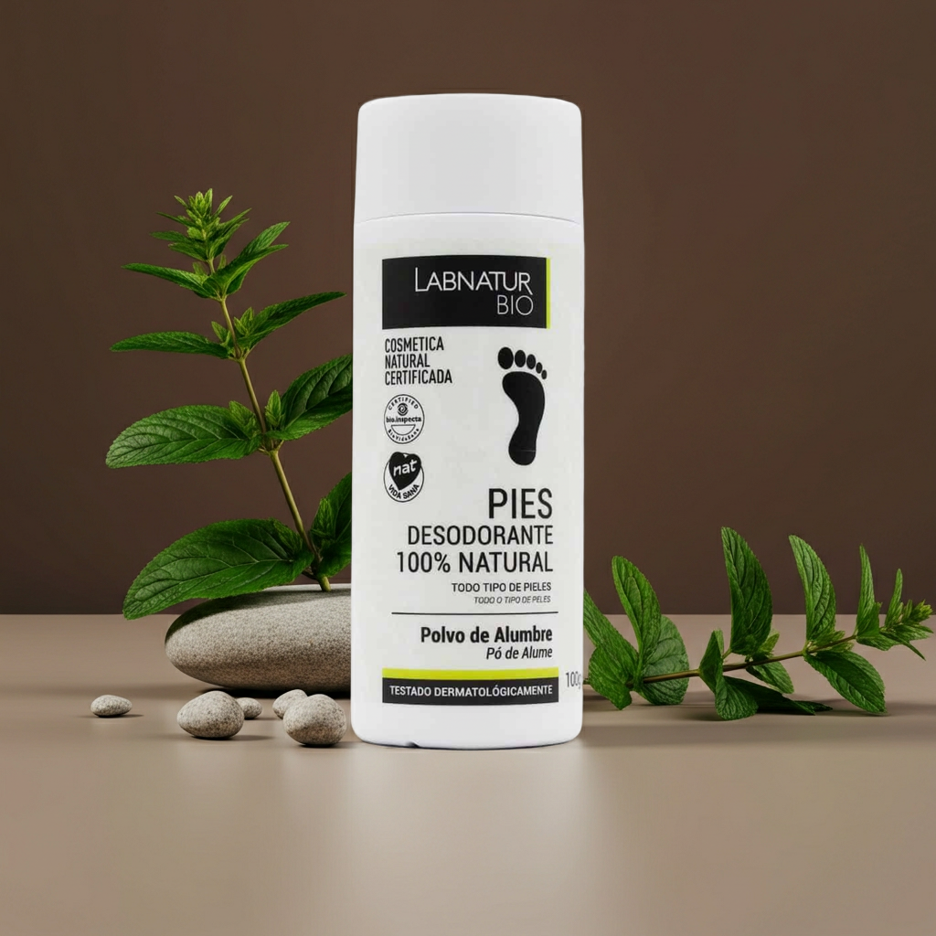 Voet Deodorant Aluin 100 g – 100% Natuurlijk, Hypoallergeen & Geurloos | Labnatur
