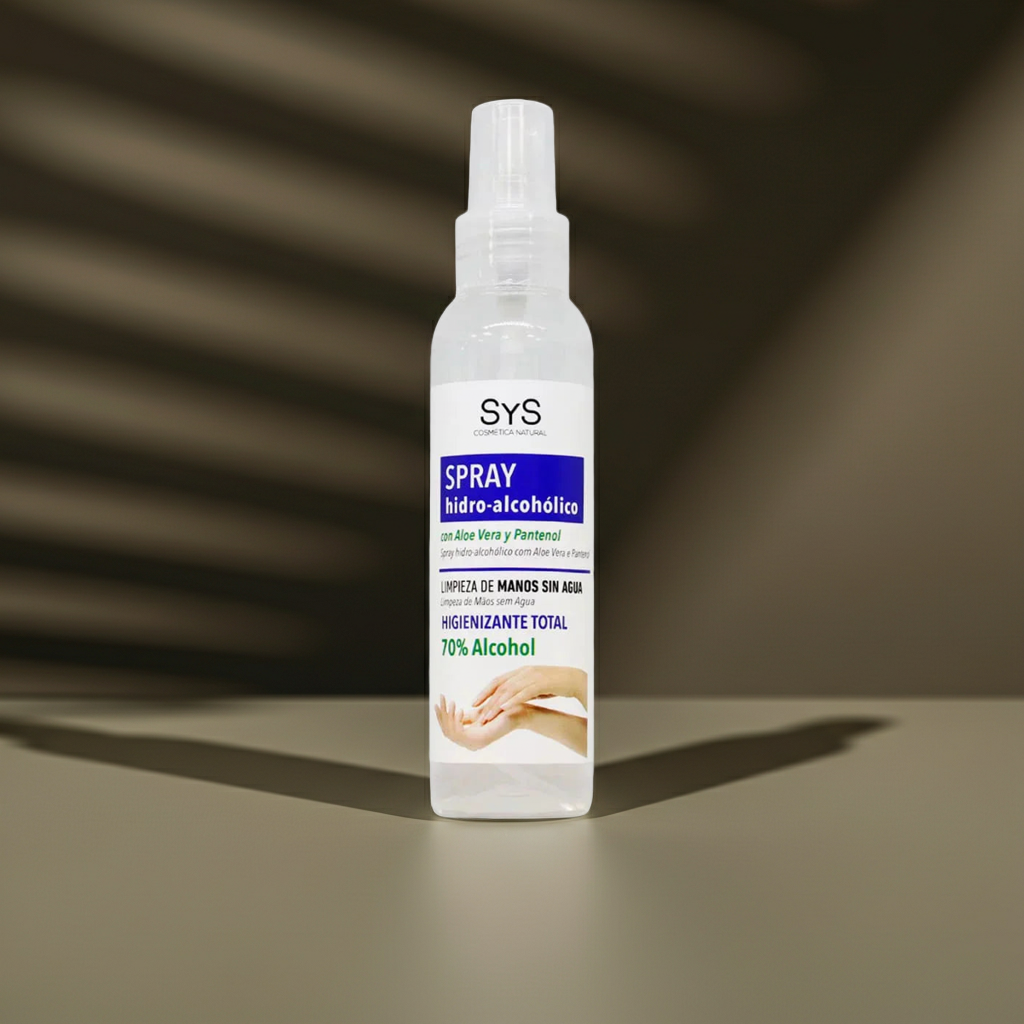 Handdesinfectie Spray 125 ml – Met Aloë Vera & Panthenol voor Hydratatie