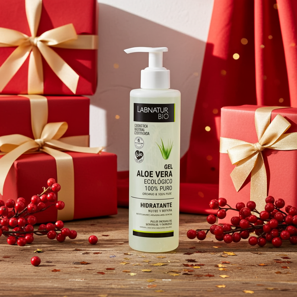 Aloe Vera Gel 100% Natuurlijk & Biologisch – Hydraterend & Verkoelend – Voor Gezicht, Lichaam & Haar