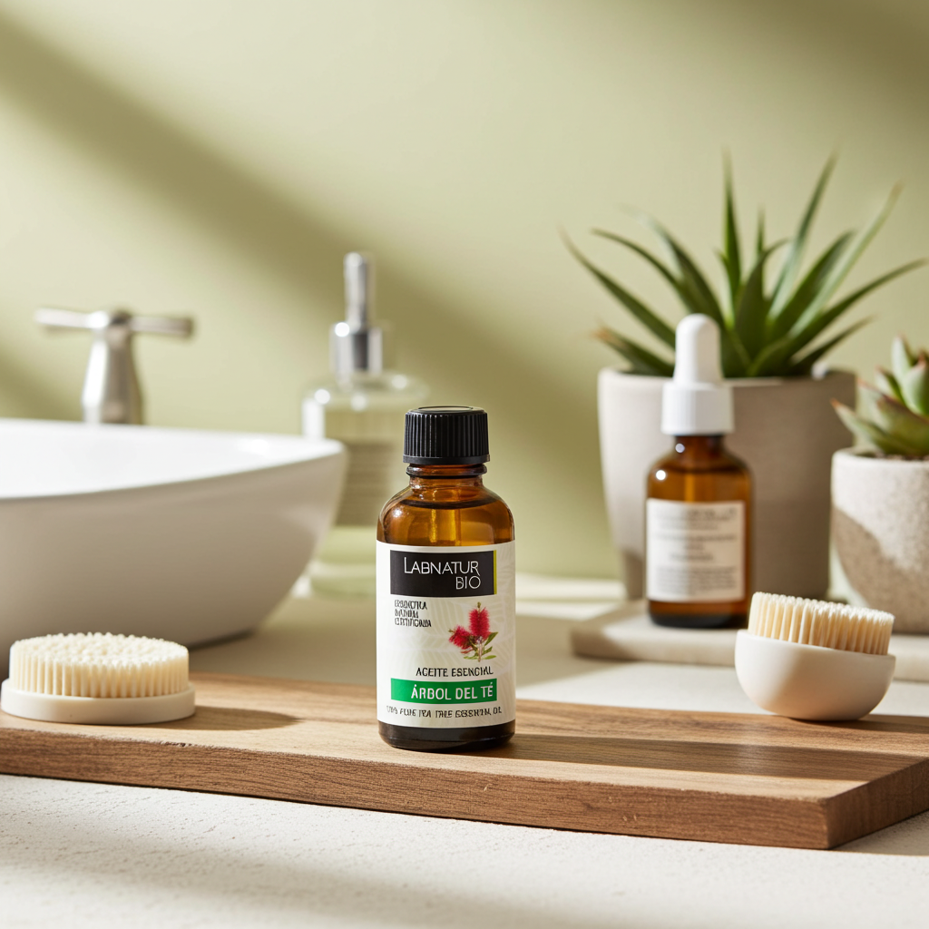 Biologische Tea Tree Olie 30ml – 100% Puur & Natuurlijk – Voor Gezicht & Huid – Labnatur Bio