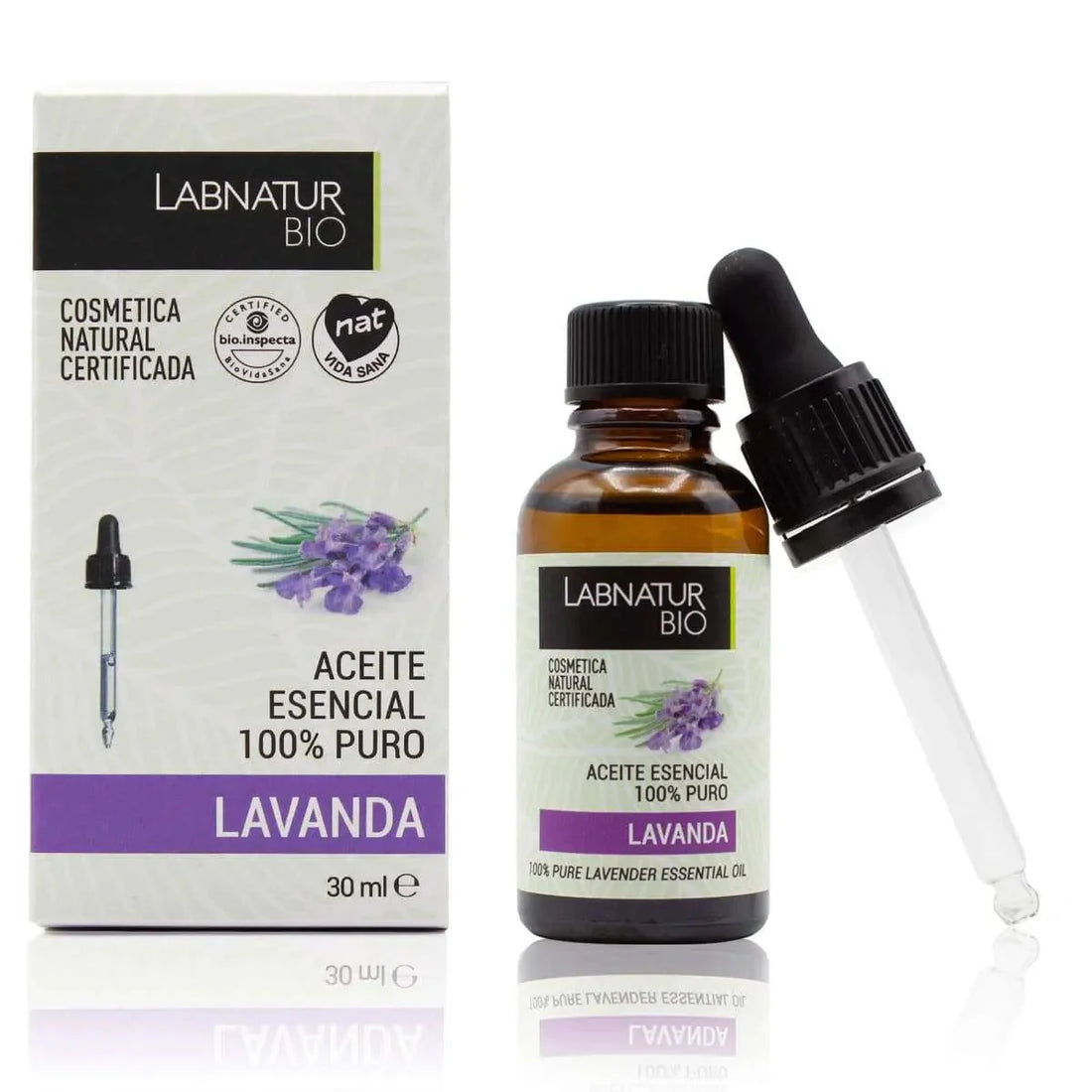 100% Pure Lavendel Essentiële Olie 30ml Labnatur – Kalmerend Serum voor Huid &amp; Aromatherapie