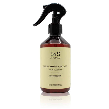 SYS Aromas Spray Perzik &amp; Jasmijn 300ml – Zoete &amp; Bloemige Geur | Collectie 1991